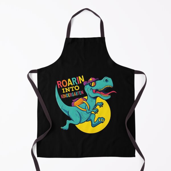 Item preview, Roaring Into Kindergarten Dinosaur T-Rex Back To School Boys Kids Funny designed and sold by DrawHandArt.
