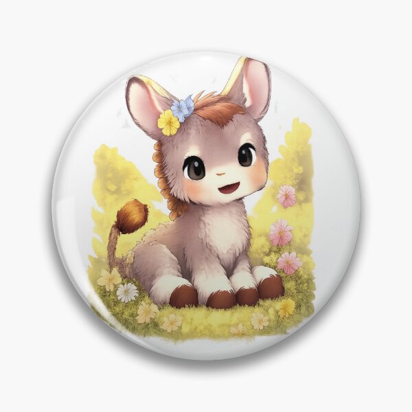 Item preview, Cute Cartoon Donkey designed and sold by kimkosovo.