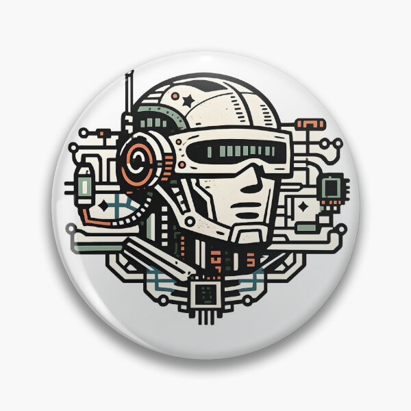 Item preview, Vintage Robotics & Circuitry – Futuristic Technological Logo designed and sold by Dax Studio.