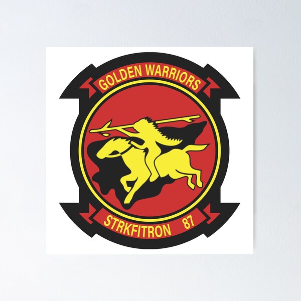 Item preview, VFA-87 Golden Warriors Strike Fighter Squadron Emblem designed and sold by CharlieDesings.
