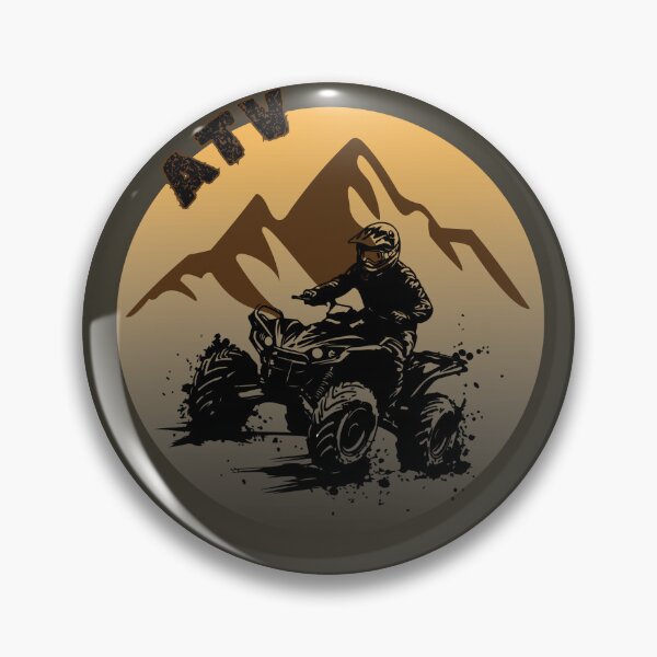 Item preview, ATV off-road mountain ride at sunset designed and sold by Szpaku desart .