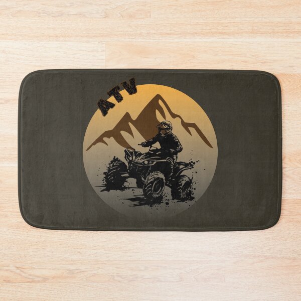 Item preview, ATV off-road mountain ride at sunset designed and sold by Szpaku desart .