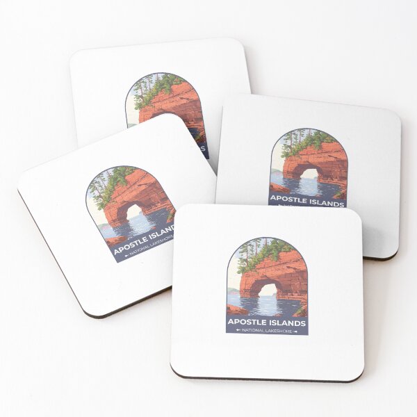 Item preview, Apostle Islands National Lakeshore Sticker designed and sold by TulipaGraphics.
