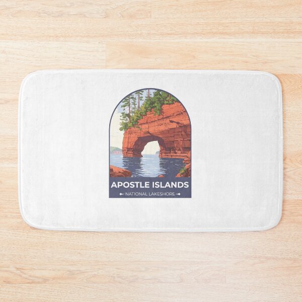 Item preview, Apostle Islands National Lakeshore Sticker designed and sold by TulipaGraphics.