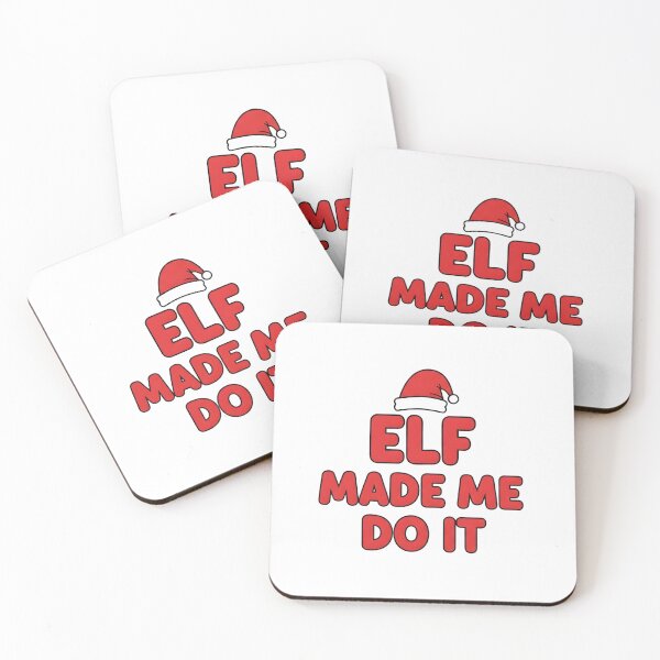 Item preview,  Elf Made Me Do It – Funny Christmas Elf Humor designed and sold by NovaDoodle Art Studio.