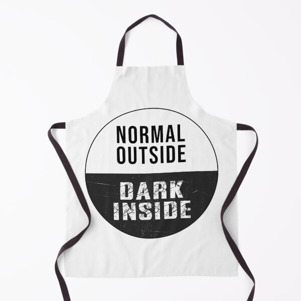 Item preview, Normal Outside Dark Inside Shirt – Dark Aesthetic Quote T-Shirt, Minimal Psychological Streetwear, Unisex Graphic Tee designed and sold by JoseFrancese.