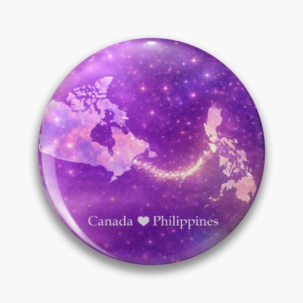 Item preview, Canada Philippines Long Distance Relationship Couple Love Design designed and sold by ArcanePrintsxo.
