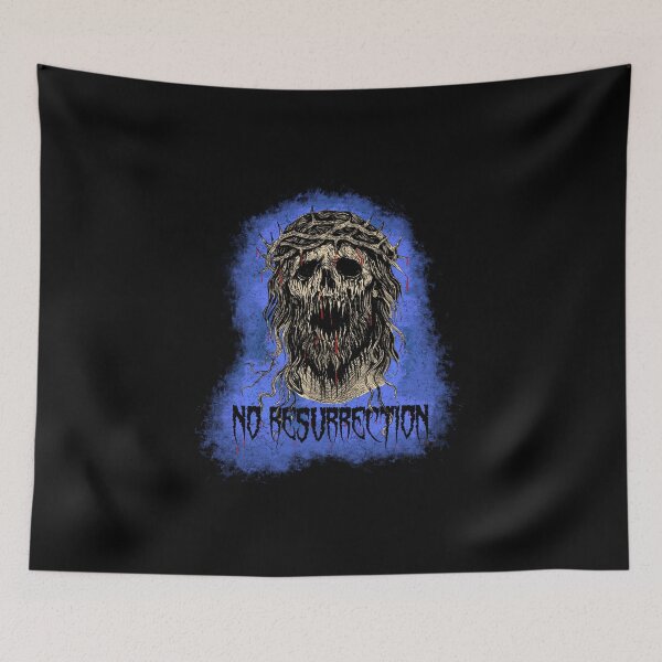 Item preview, No resurrection blue designed and sold by MADNEST.