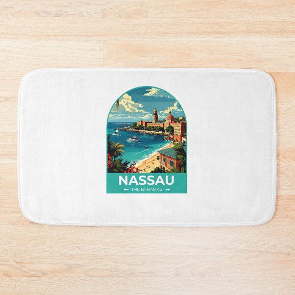 Item preview, Nassau The Bahamas Sticker designed and sold by TulipaGraphics.