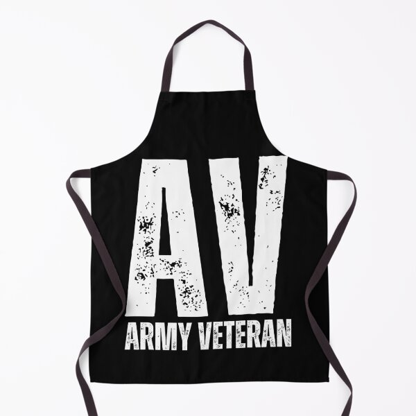 Item preview, AV Army Veteran Design – Military Pride Logo Graphic for Veterans white worn look font designed and sold by GFamilyC.