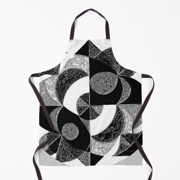Item preview, round black and white abstract design designed and sold by SmashingDeals.