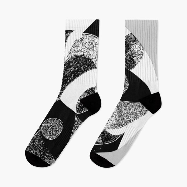 Item preview, round black and white abstract design designed and sold by SmashingDeals.