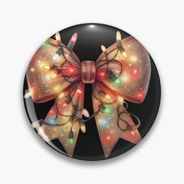 Item preview, Sparkling Christmas Bow with Festive String Lights designed and sold by Studio-DeLuz.