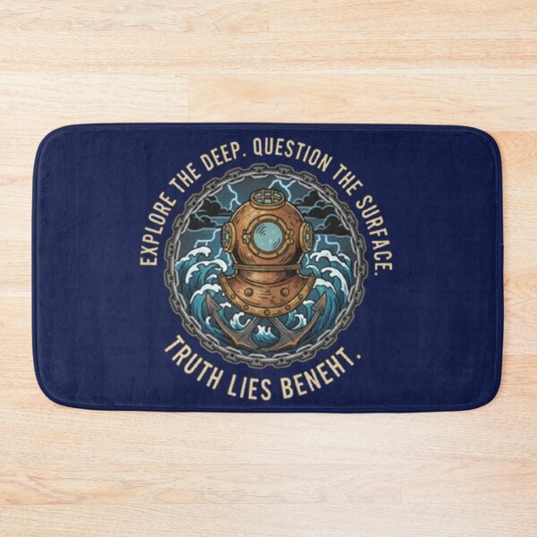 Item preview, Vintage Deep Sea Diver Helmet – Truth Lies Beneath designed and sold by Dogandesighn.