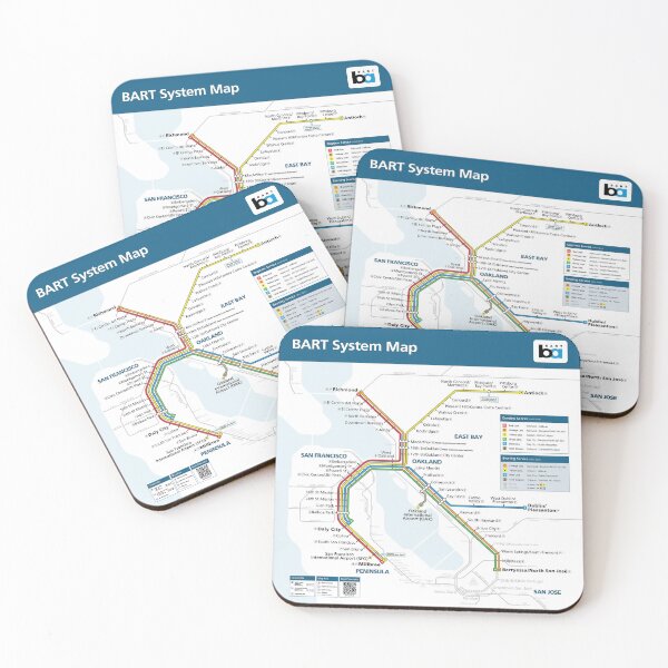 Item preview, BART Map updated designed and sold by PIXEL POP DESIGNS - Beyond the Norm!.