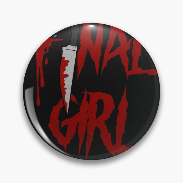 Item preview, Final Girl Horror Typography With Knife Illustration designed and sold by Adronia.