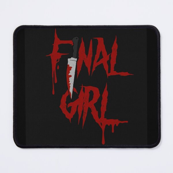 Item preview, Final Girl Horror Typography With Knife Illustration designed and sold by Adronia.