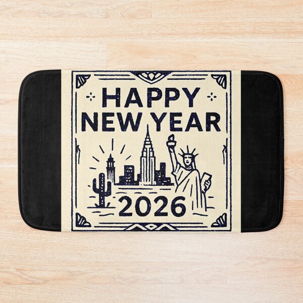 Item preview, Happy new year In New York Style doodle designed and sold by Helios Be. Lavsh.