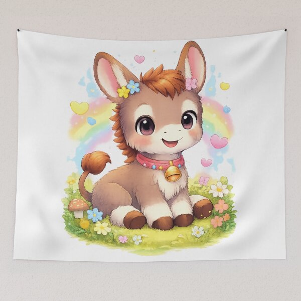 Item preview, Magical Kawaii Donkey designed and sold by kimkosovo.