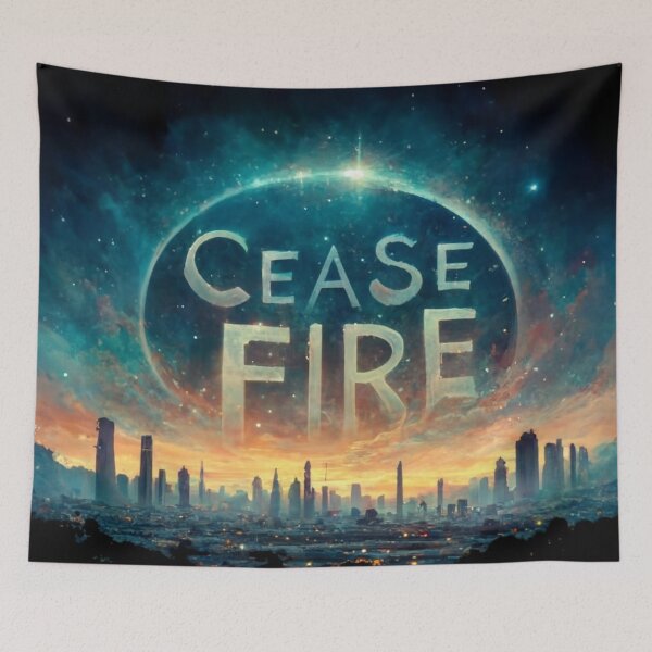 Item preview, CEASE FIRE designed and sold by AqualabDesigns.
