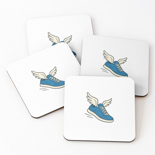 Item preview,  Winged Sneaker Illustration – Flying Shoe Art Symbol of Freedom & Movement designed and sold by Byarasstudio.
