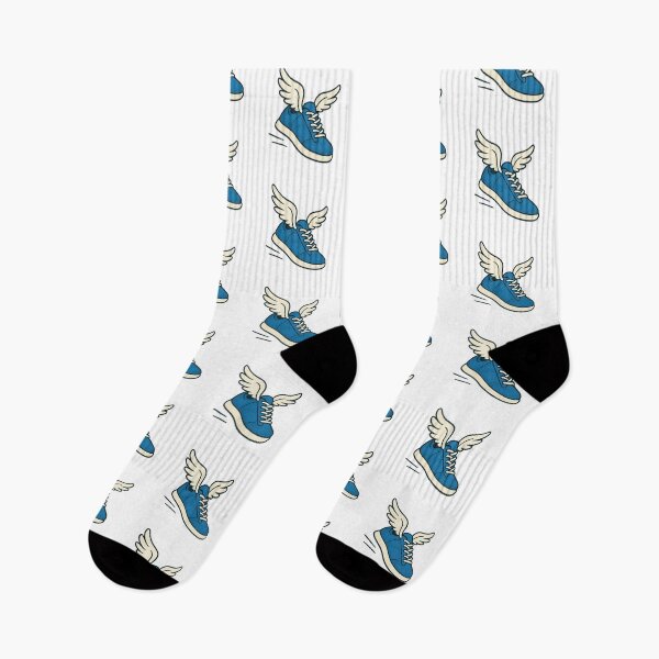 Item preview,  Winged Sneaker Illustration – Flying Shoe Art Symbol of Freedom & Movement designed and sold by Byarasstudio.
