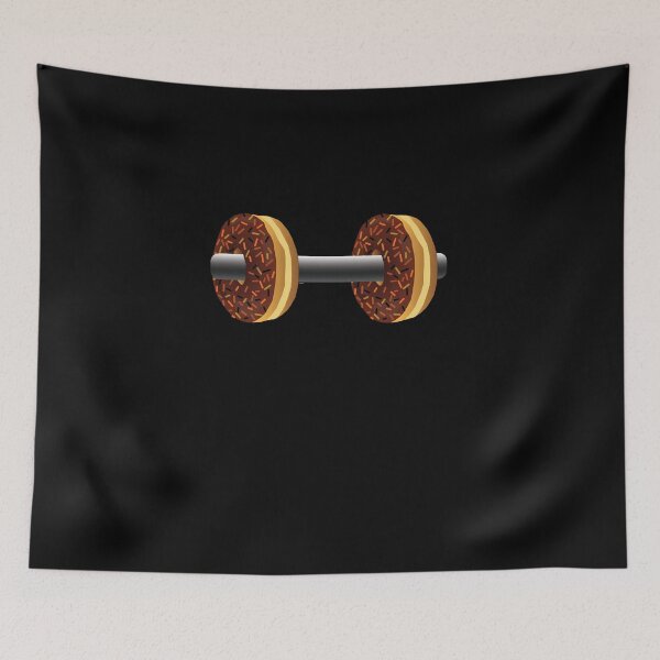 Item preview, Funny Doughnut Dumbbell designed and sold by TomGiantDesigns.