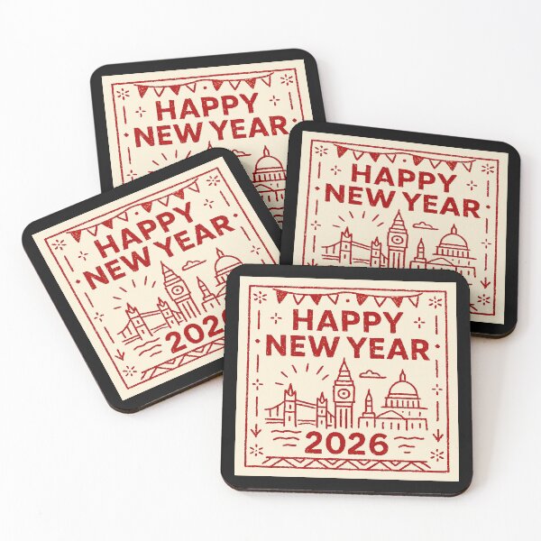 Item preview, Happy new year In London Style doodle  designed and sold by Helios Be. Lavsh.