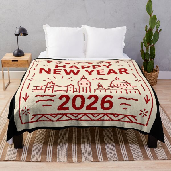 Item preview, Happy new year In London Style doodle  designed and sold by Helios Be. Lavsh.