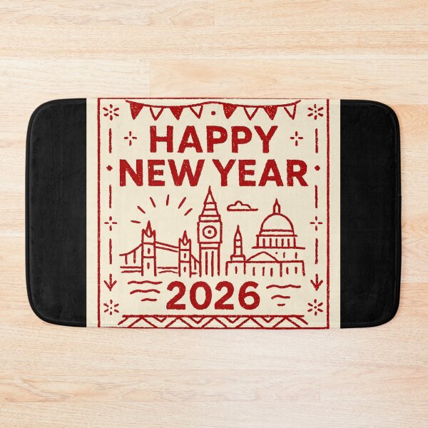 Item preview, Happy new year In London Style doodle  designed and sold by Helios Be. Lavsh.