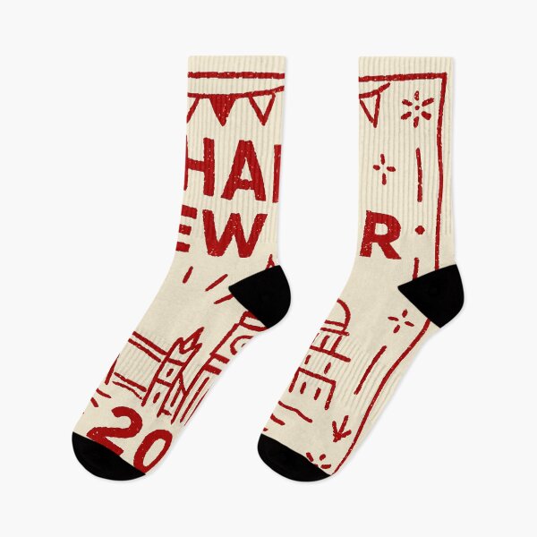 Item preview, Happy new year In London Style doodle  designed and sold by Helios Be. Lavsh.