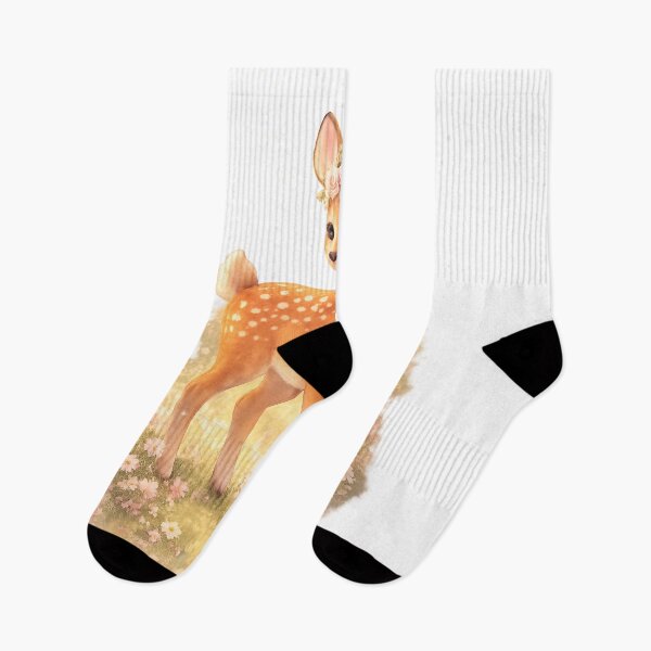 Item preview, Dreamy Baby Deer – Soft Pastel Woodland Art designed and sold by kimkosovo.
