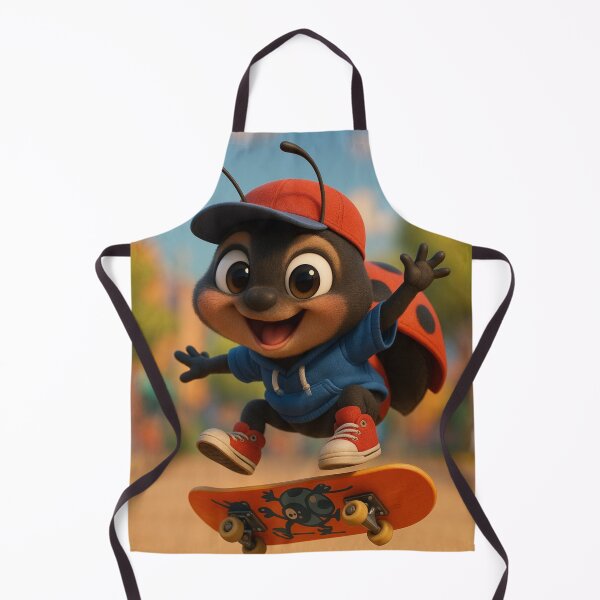 Aperçu de l'œuvre Coccinelle patineuse créée et vendue par Sillytoe.