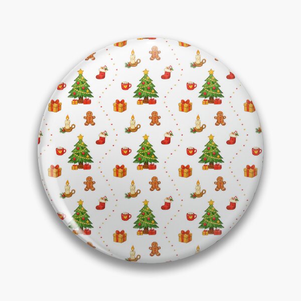 Item preview, Festive Holiday Icons Seamless Pattern designed and sold by ShykShop.