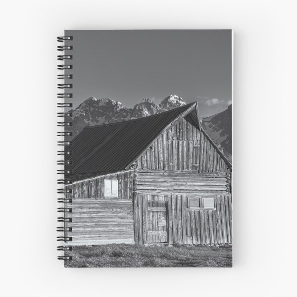 Item preview, Moulton Barn Grand Teton NP Wyoming BW designed and sold by PhotoArt by Joan Carroll.