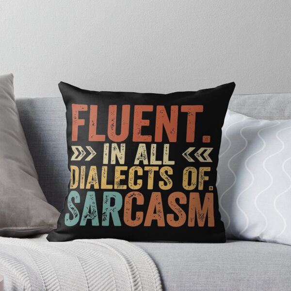 Item preview, Vintage Fluent In All Dialects Of Sarcasm Sarcastic Humor  designed and sold by yassin-stags.