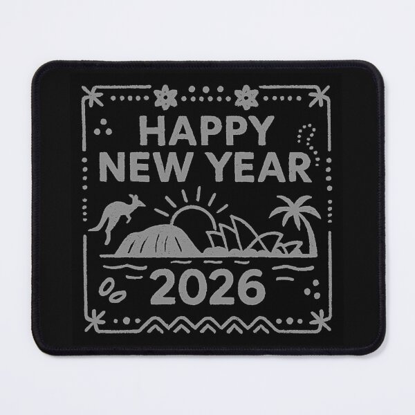 Item preview, Happy new year In Australia Style doodle #1 designed and sold by Helios Be. Lavsh.