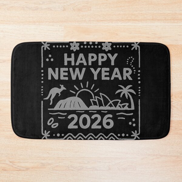 Item preview, Happy new year In Australia Style doodle #1 designed and sold by Helios Be. Lavsh.