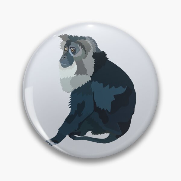 Item preview, L is for Lion Tailed Macaque, Lion-tailed Macaque | Primate & Wildlife Art Design designed and sold by PrettylittlepastelUk.