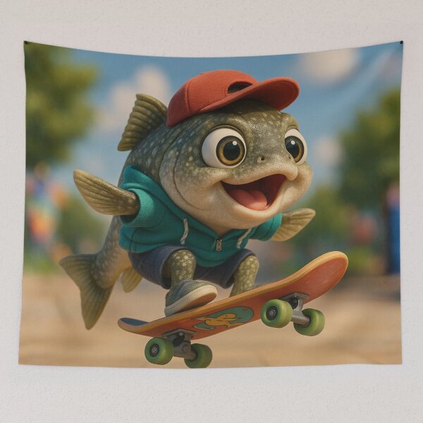 Item preview, Skater Lake Trout  designed and sold by Sillytoe.