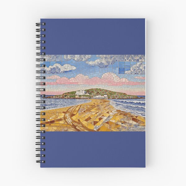 Item preview,  Burgh Island Azulejos(photography + AI) designed and sold by artsmeow.