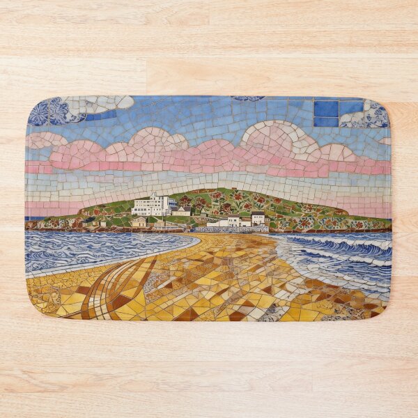 Item preview,  Burgh Island Azulejos(photography + AI) designed and sold by artsmeow.