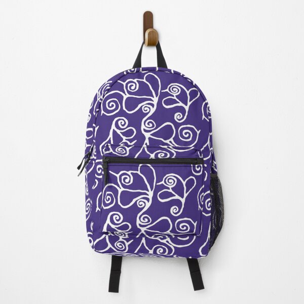 Item preview, Flowerbird - White on Blue designed and sold by alexiares.