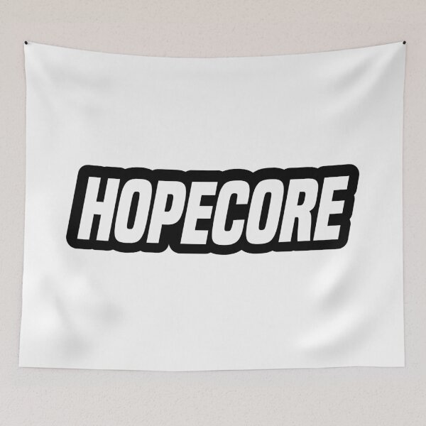 Item preview, Hopecore, Outline Italic Bold designed and sold by Memes N Lore .