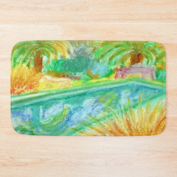 Item preview, pool. oil pastel designed and sold by Tereza Pilar  Art.