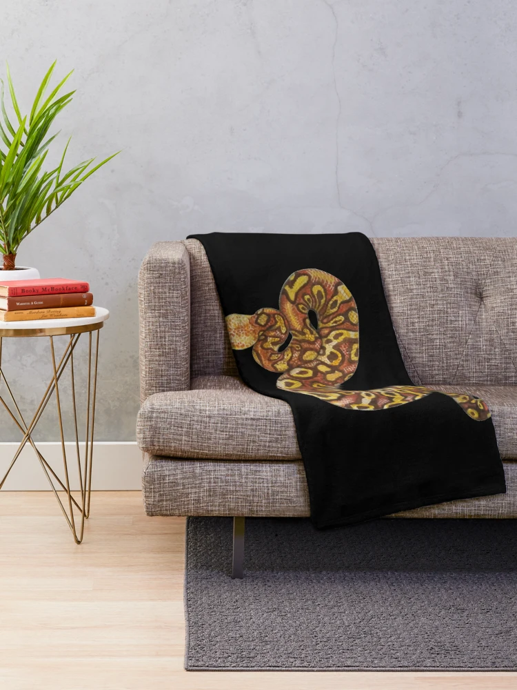 Thumbnail 2 of 6, Throw Blanket, Ball python (Python regius) designed and sold by Meowsome91.