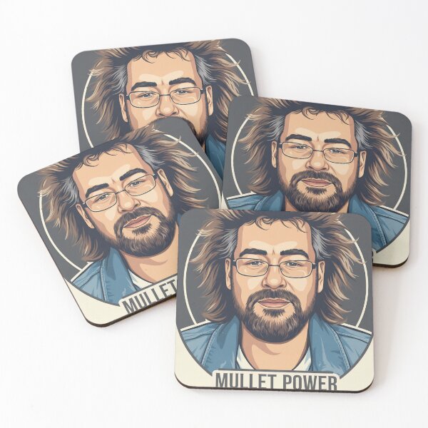 Item preview, Mullet Power - Business in the Front Party in the Back Retro 80s designed and sold by JanRizz.