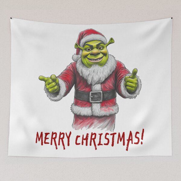 Item preview, Merry Christmas Shrek designed and sold by Bossy Box.