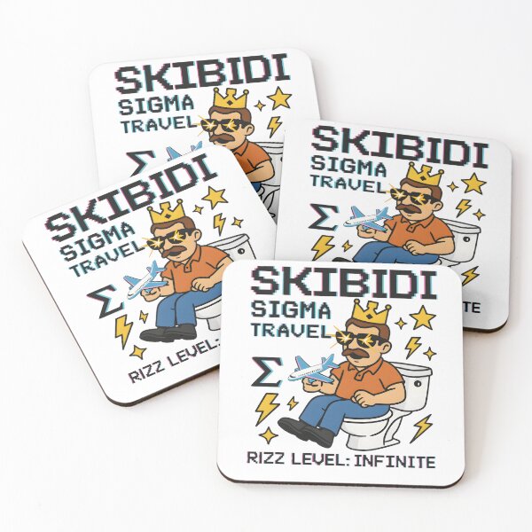 Item preview, Skibidi Sigma Travel Rizz Meme designed and sold by AnnDesignStudio.