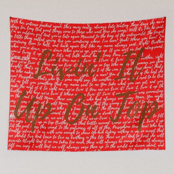 Artikelvorschau, Hadestown Lyrics entworfen und verkauft von broadwaygirl142.